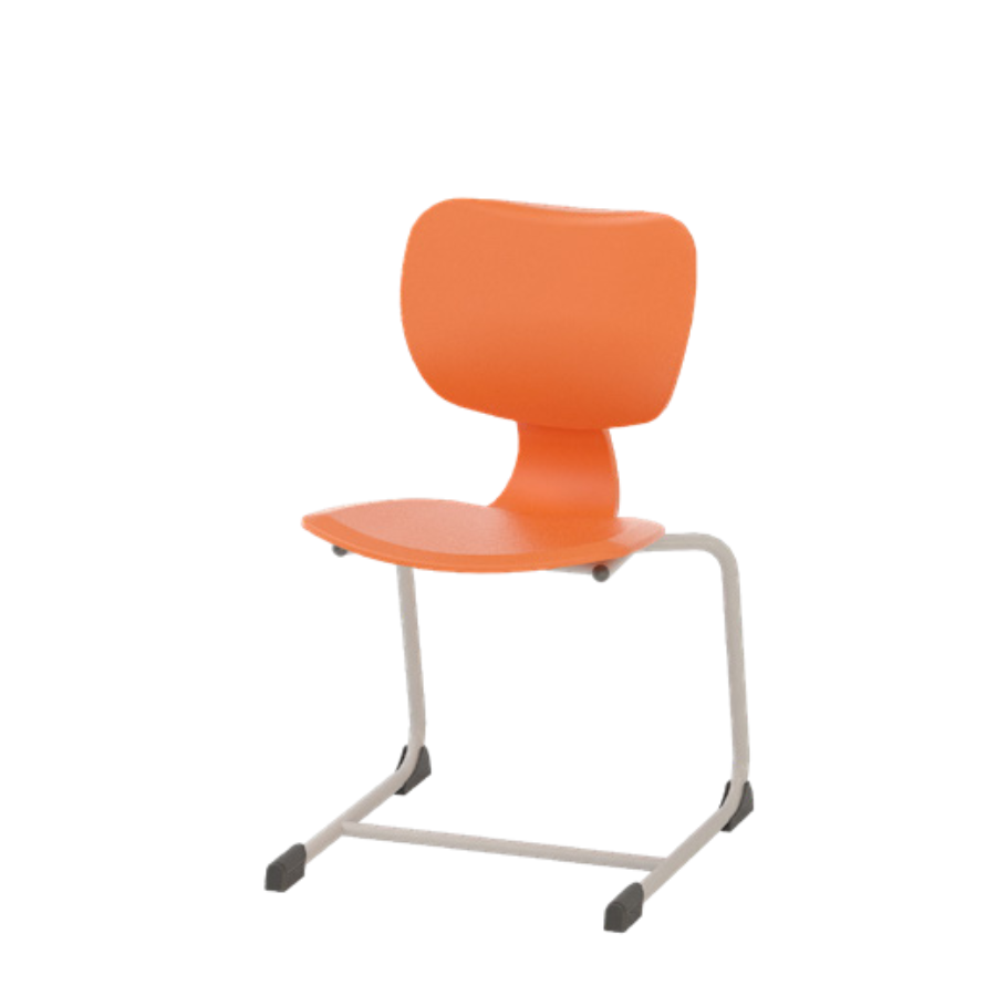 Scaun scolar ergonomic tip cantilever Esco COPRA-C pentru clase gimnaziale si liceale