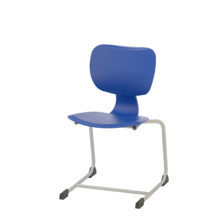 Scaun scolar ergonomic tip cantilever Esco COPRA-C pentru clase gimnaziale si liceale
