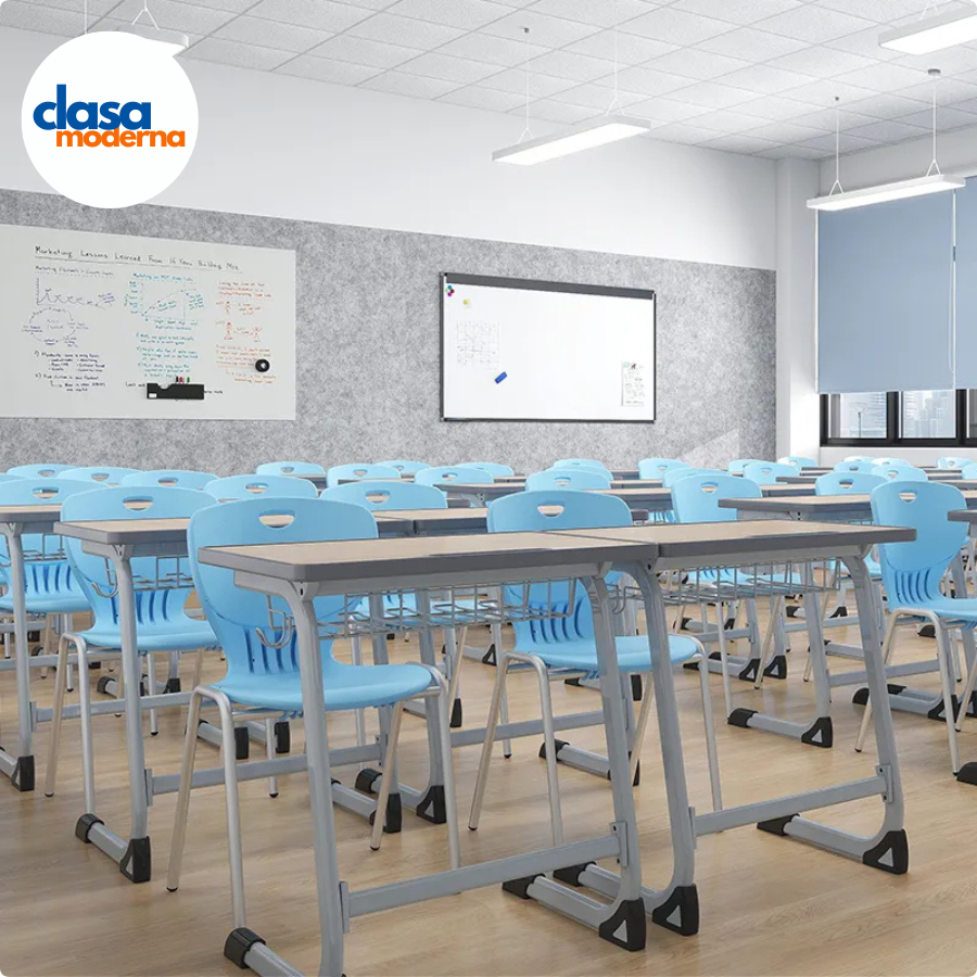 Set educațional ErgoClass 04 – masă și scaun ergonomice pentru clase moderne