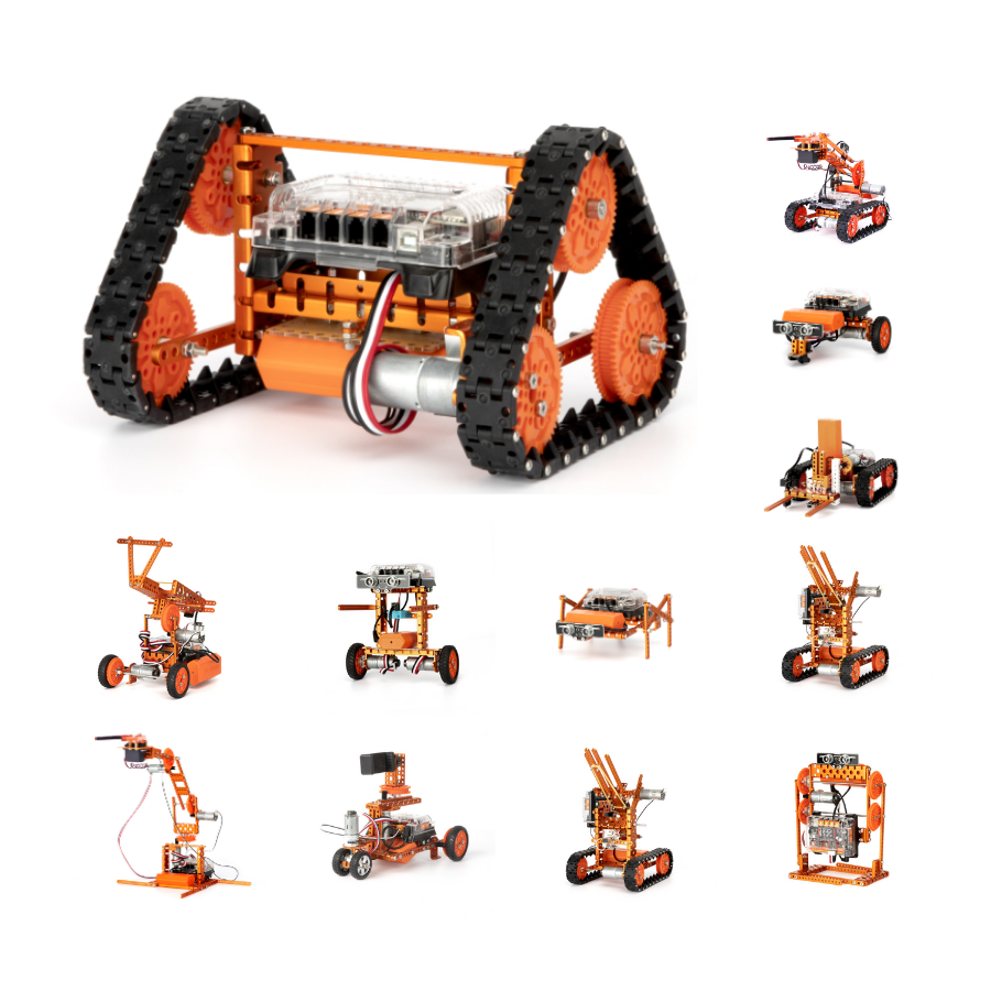 Kit educațional de robotică STEAM RobotStorm 12 în 1