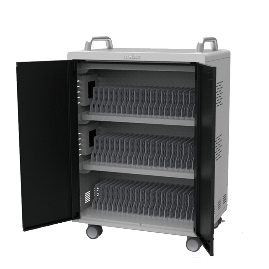 Stație profesională de încărcare, depozitare și transport – 60 Laptopuri sau Tablete