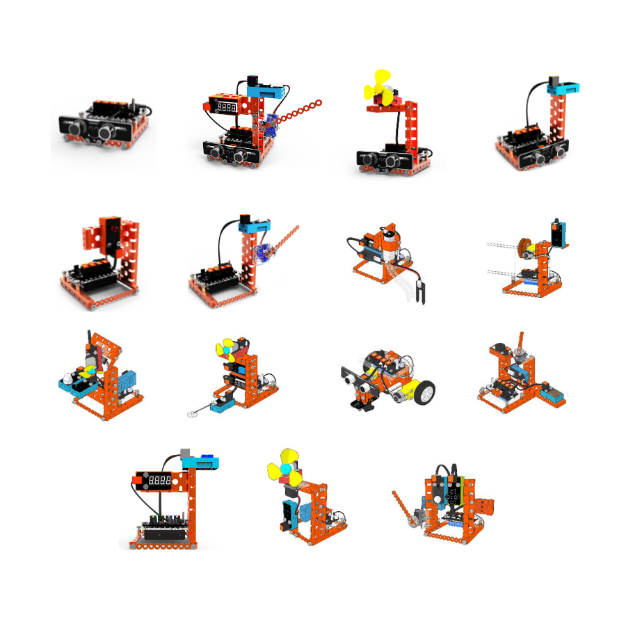 Kit educațional de robotică 15-in-1 Intelligent Home Training Kit