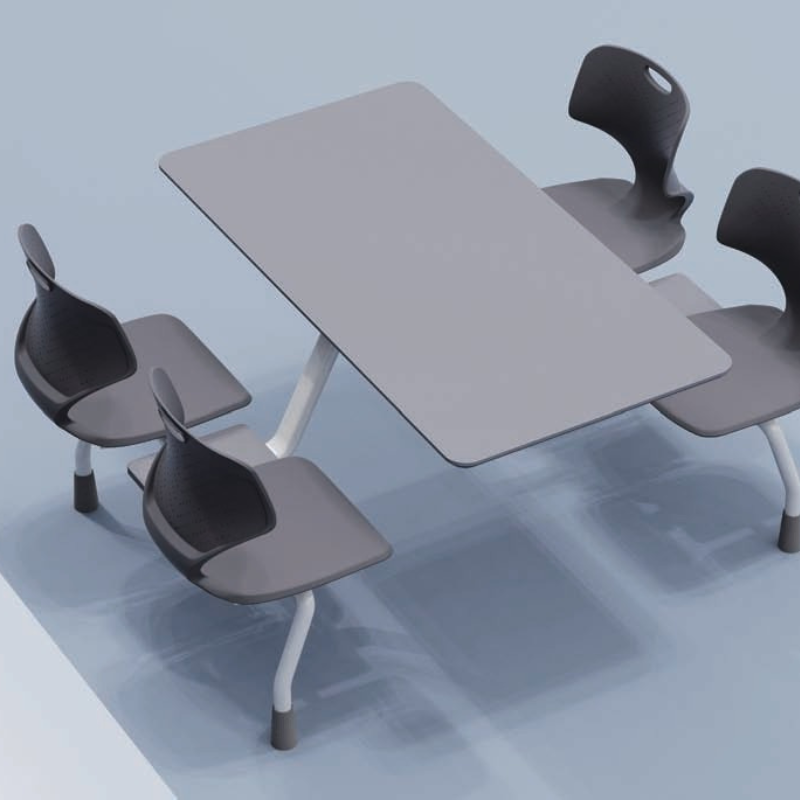 Set mobilier cantină 4 elevi [Fishbone]