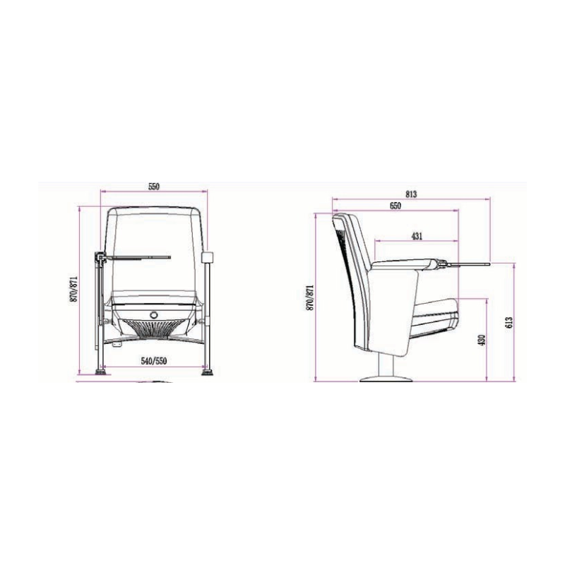 Fotoliu Auditorium / Conferințe [PrimeLine+]