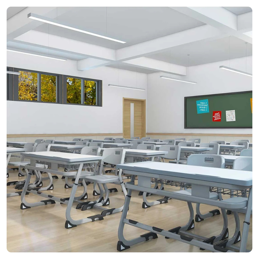 Bancă școlară ergonomică Ergo School cu înălțime reglabilă, pentru clasele V–XII