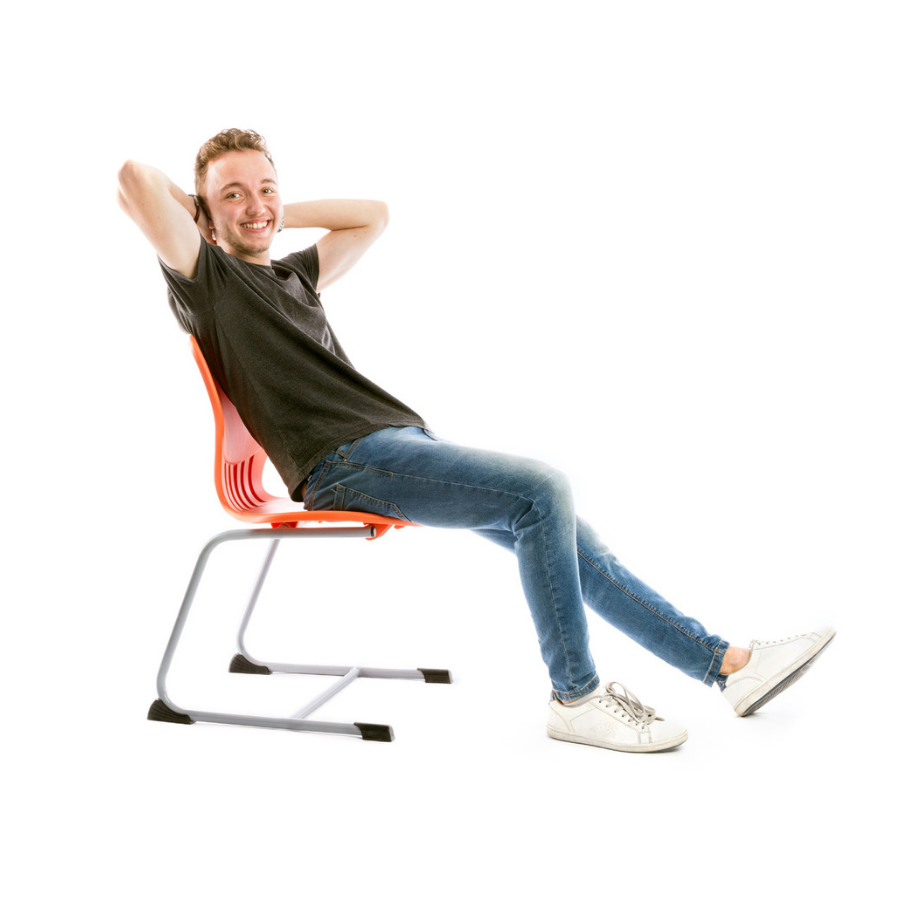 Scaun scolar ergonomic tip cantilever Esco Maxima – C clasele I-XII