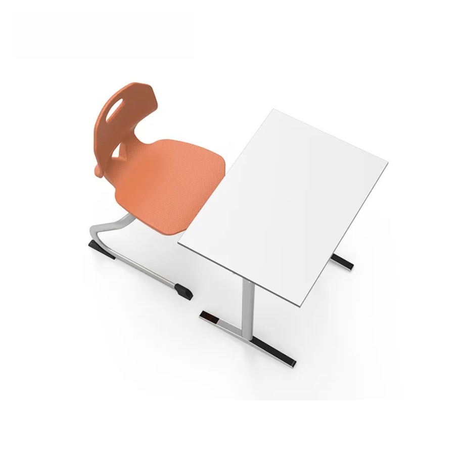 Set ergonomic iStudy – masă și scaun pentru elevi, clasele gimnazilae V–VIII, blat HPL