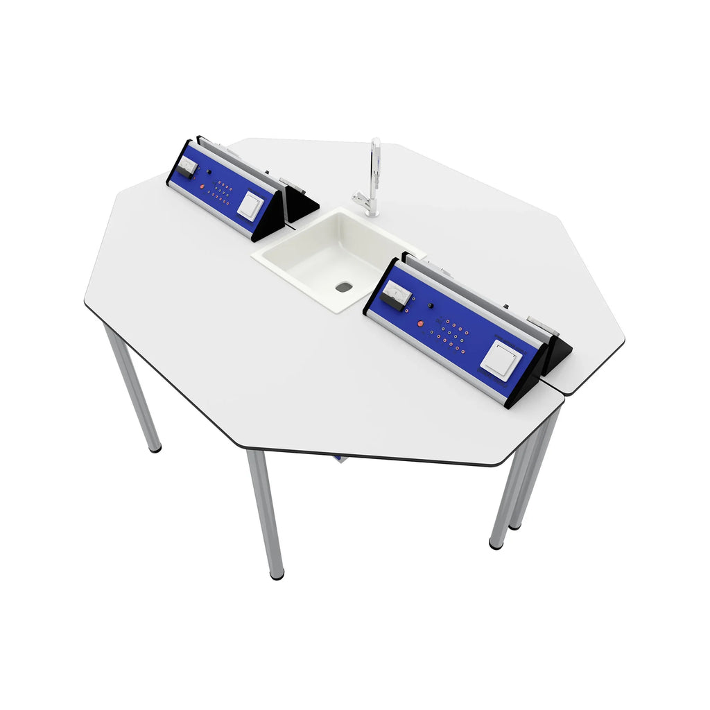 Masă de laborator pentru elevi Hexa2