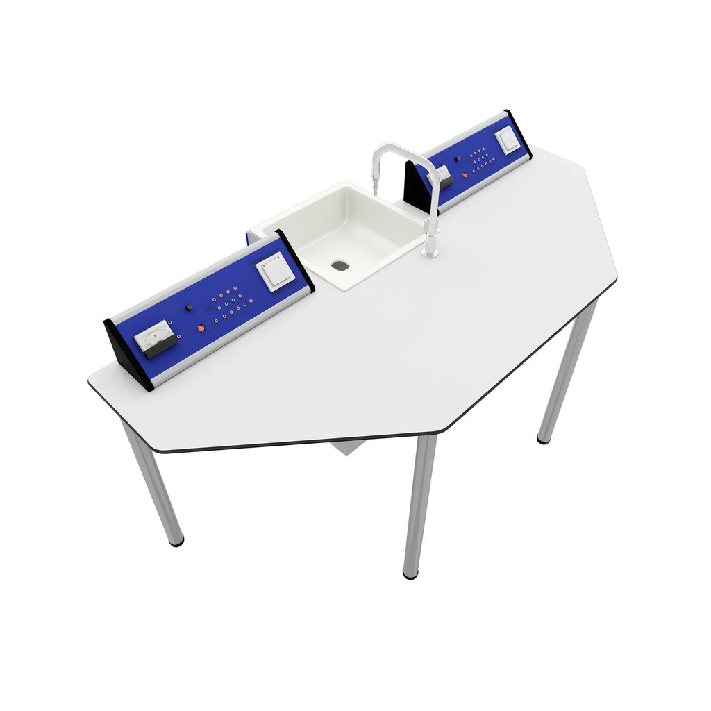 Masă de laborator pentru elevi Hexa