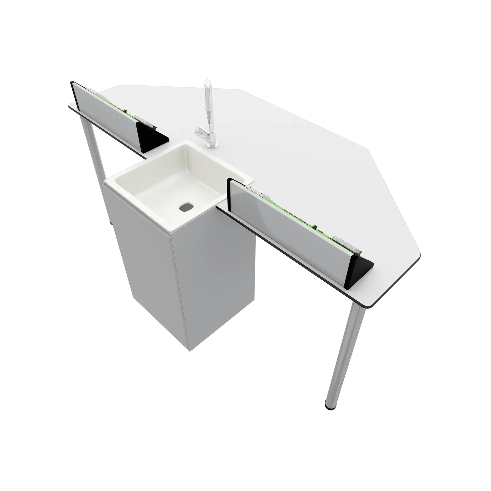 Masă de laborator pentru elevi Hexa