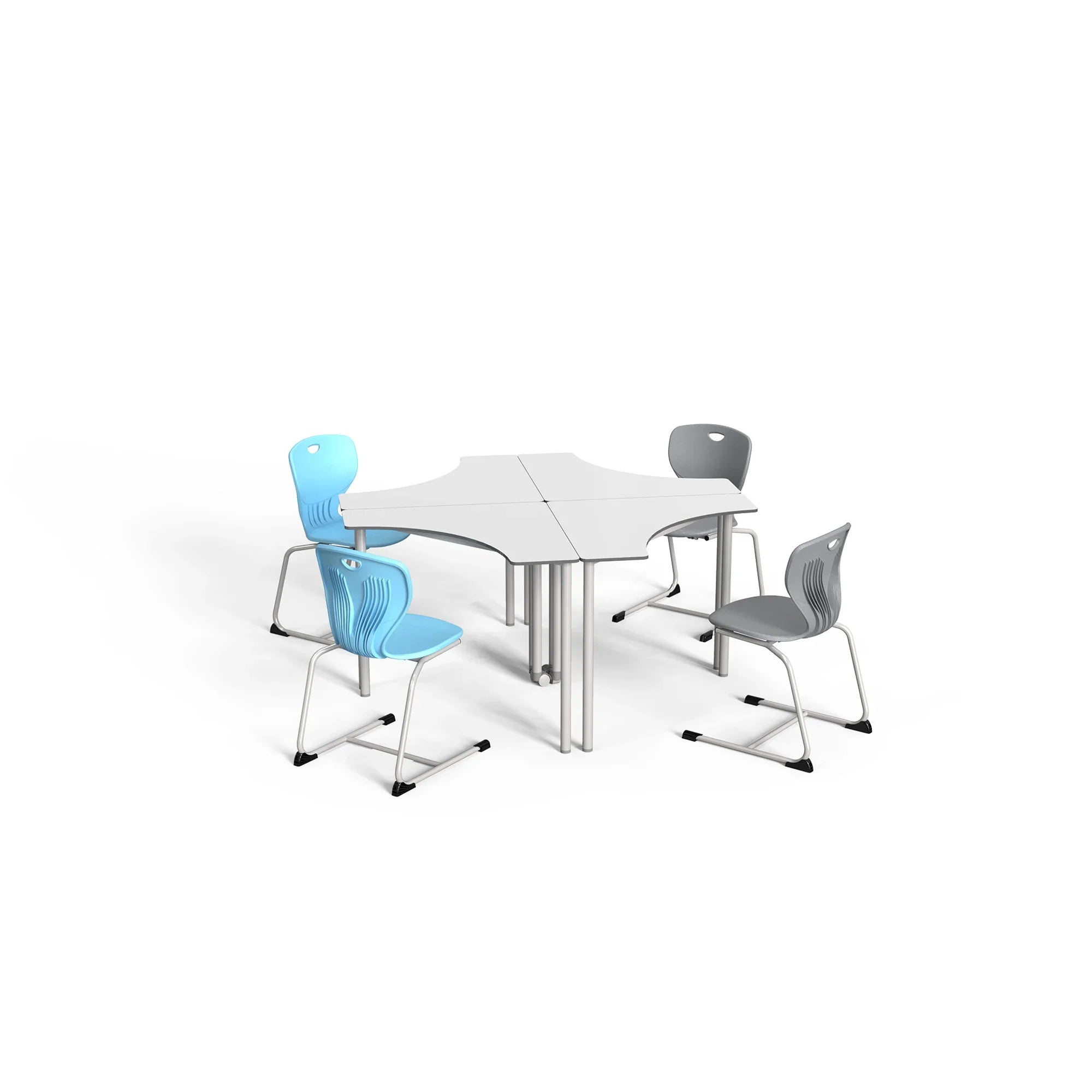 Set educațional modular masă si scaun Esco Flexus penru clasele I-XII