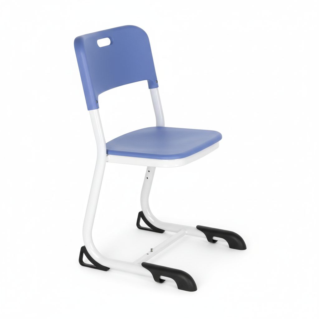 Scaun ergonomic pe fundal alb