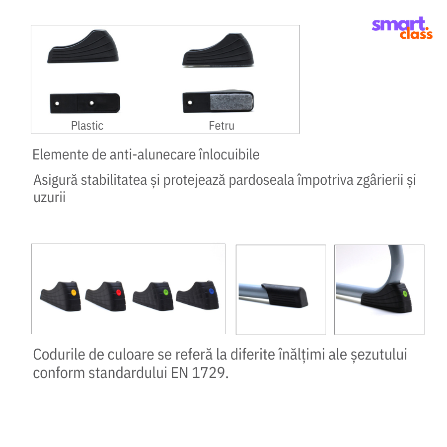 Scaun ergonomic tip cantilever Esco Maxima – C pentru gradinita